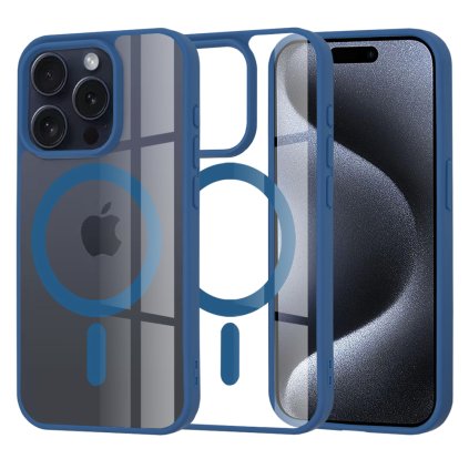 Techsuit MagSafe Pro iPhone 15 Pro Modrý