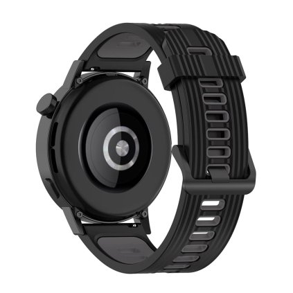 Techsuit Remienok 20mm W002 Čierny Samsung Galaxy Watch Huawei GT