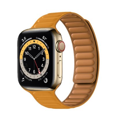 Techsuit Remienok W035 pre ženy Apple Watch 38/40/41/42mm Oranžový