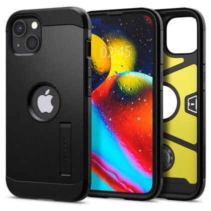 Spigen Odolné puzdro iPhone 13 Čierne