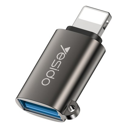 Yesido OTG Adaptér GS14 USB 3.0 na Lightning 480Mbps Čierna