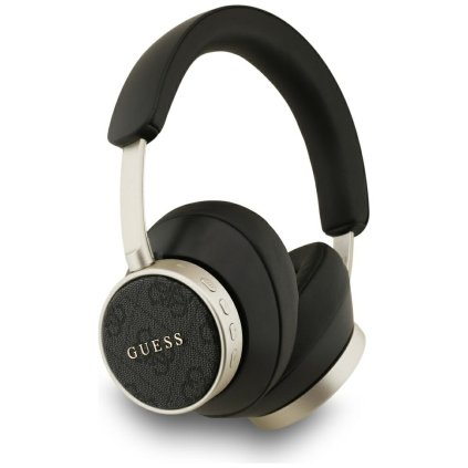 Guess Wireless Headphones 4G Classic Logo Bluetooth ANC On-ear Eco Leather čierna