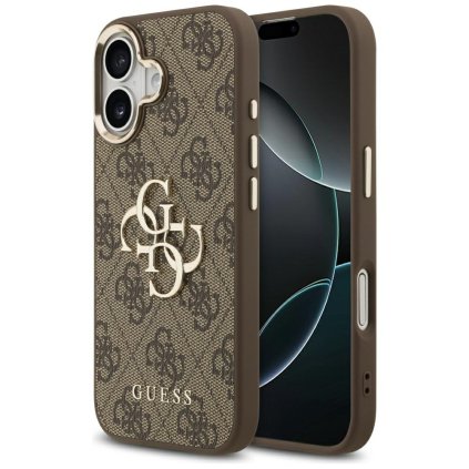 Guess Hardcase Big 4G Classic Logo iPhone 17 Hnedý