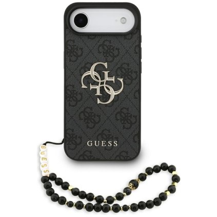 Guess Hardcase 4G Classic Logo s popruhom iPhone 17 Air čierna