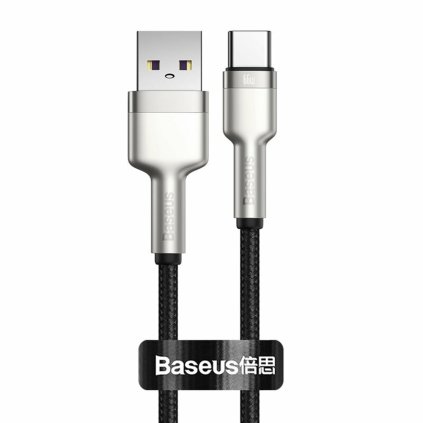 Baseus Cafule Series Metal USB-C Rýchlonabíjací 66W 1m Čierny