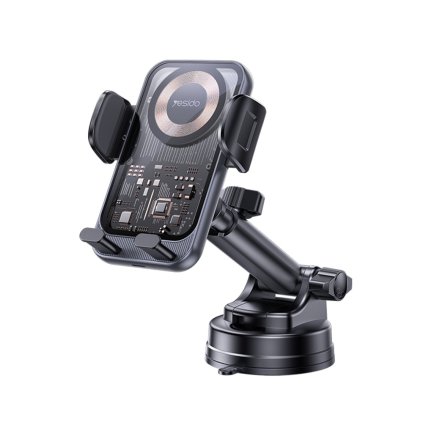 Yesido Car Holder s bezdrôtovým nabíjaním C307 na palubnú dosku čierny