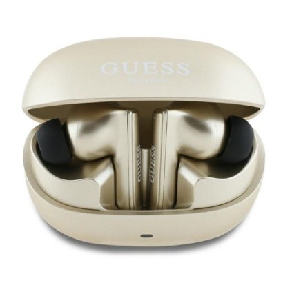 Guess Wireless Earbuds Capsule Printed Logo GUTWST88MCTGD In-Ear Bluetooth TWS zlatá