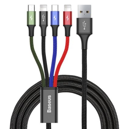 Baseus Rapid Series CA1T4-A01 4in1 USB A Lightning 20W 1.2m