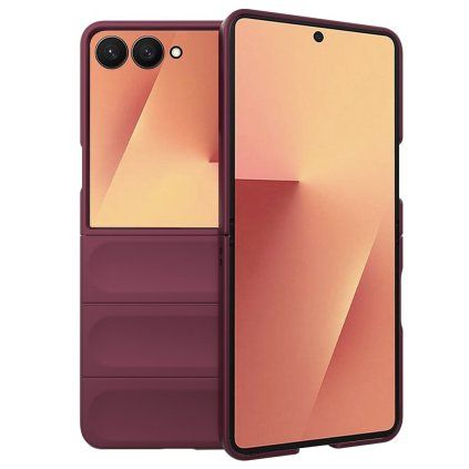 Techsuit Magic Shield pre Samsung Galaxy Z Flip7 vo farbe bordeaux