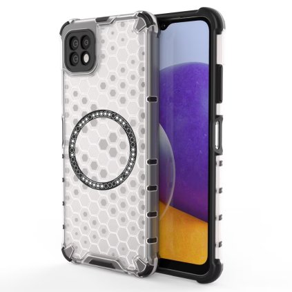 Techsuit HoneyComb Shield MagSafe pre Samsung Galaxy A22 5G biely
