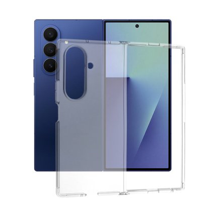 Techsuit silikónové puzdro Samsung Galaxy Z Fold7 priehľadné