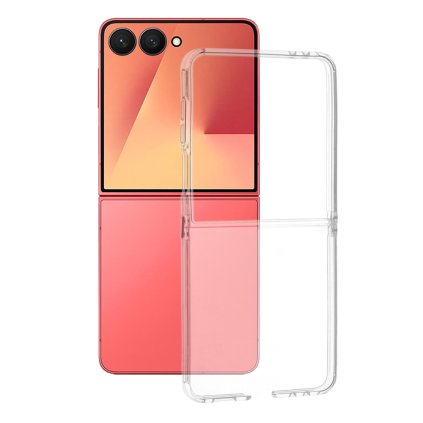 Techsuit silikónové puzdro Samsung Galaxy Z Flip7 priehľadné