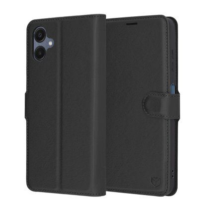 Kožené puzdro Techsuit Samsung Galaxy A06 čierne