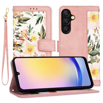 Techsuit FlipCraft Samsung Galaxy A25 5G Sweetheart Pink