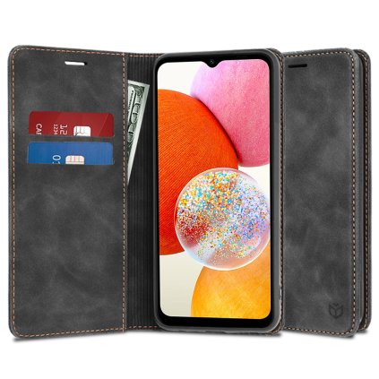 Techsuit Pohodlný Kryt Samsung Galaxy A14 4G A14 5G Čierny