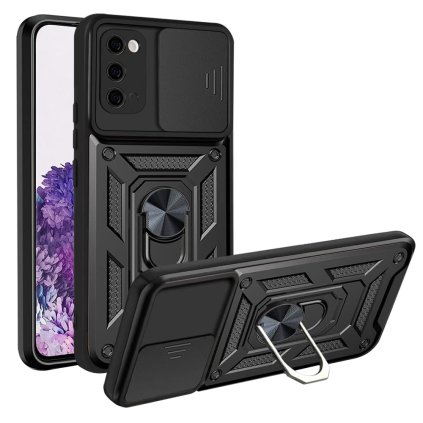 Techsuit CamShield séria Samsung Galaxy S20 4G S20 5G čierna