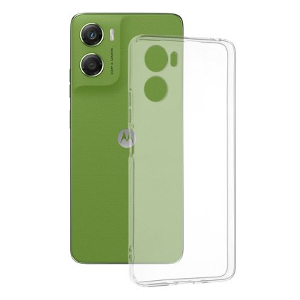 Techsuit silikónové puzdro Motorola Moto G06 priehľadné