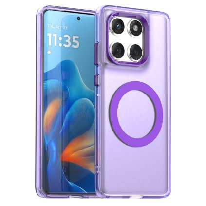 Techsuit CandyCase MagSafe pre Motorola Edge 60 Edge 60 Fusion fialová