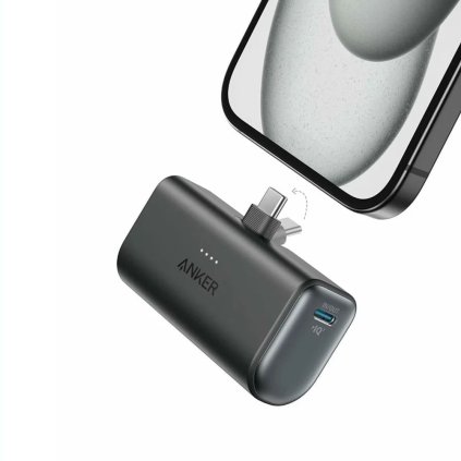 Anker Power Bank Nano (A1653H11) USB-C 5000mAh 22.5W čierna