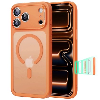 ESR Classic Hybrid HaloLock pre iPhone 17 Pro matná oranžová
