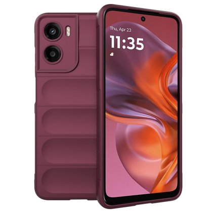 Ochranný kryt Techsuit Magic Shield pre Motorola Moto G05 E15 bordový