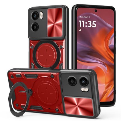 Puzdro Techsuit CamGuard Pro pre Motorola Moto G05 E15 červené