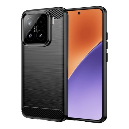 Techsuit Carbon Silicone pre Xiaomi 15 čierny