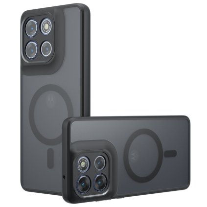 Techsuit PureFrost MagSafe pre Motorola Moto G56 v matnej čiernej