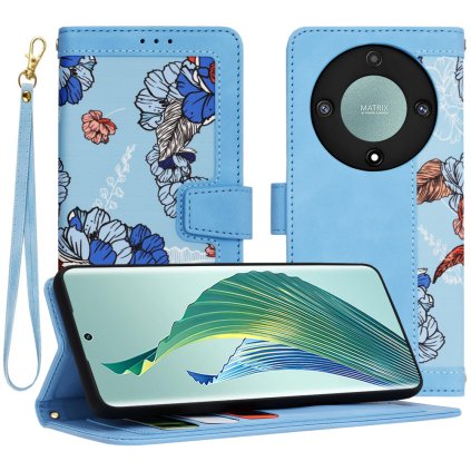 Techsuit FlipCraft Honor Magic5 Lite Žiarivo modrá