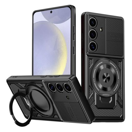 Techsuit RuggedCam pre Samsung Galaxy S24 S25 čierna