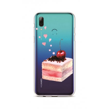 Zadný silikónový kryt na Huawei P Smart 2019 Cherry Cake