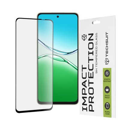 Techsuit 111D Ochranné sklo pre Oppo A5 Pro 4G A5 Pro 5G čierne