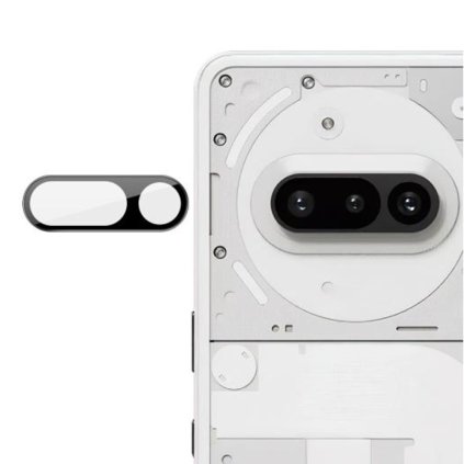 Techsuit - Kompletné sklo fotoaparátu - Nothing Phone (3a) - Čierna