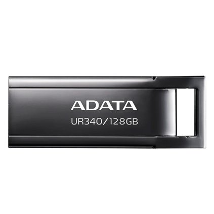 Adata Flash disk AROY-UR340-128GBK USB 3.2 128GB 100MB/s, kovový čierny