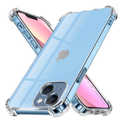 Techsuit Nárazuvzdorný Priehľadný Silikón iPhone 13 mini Clear