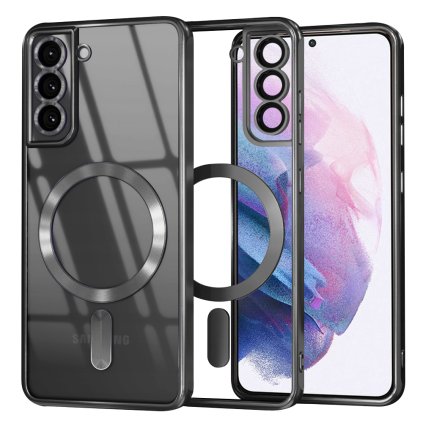 Techsuit Luxusný Krištáľový MagSafe Samsung Galaxy S21 Plus 5G Čierny