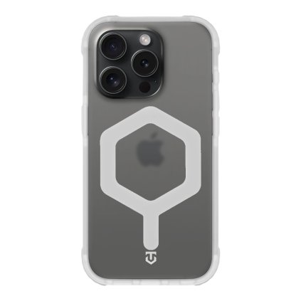 Zadný kryt Tactical MagForce Hexagon pre Apple iPhone 15 Pro T-White