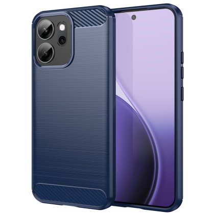 Puzdro Techsuit Carbon Silicone pre Oppo Reno14 F / Reno14 FS 5G modré