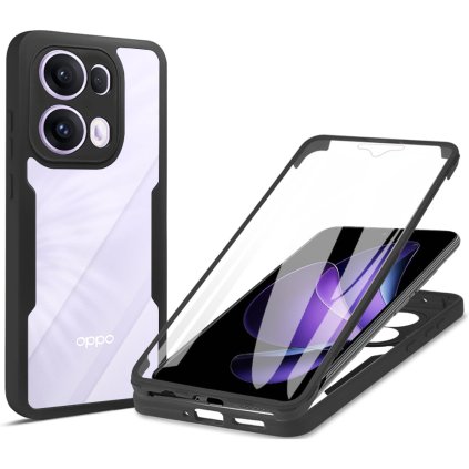 Techsuit ColorVerse 360 Series + Ochranné sklo Oppo Reno13 Pro Čierna