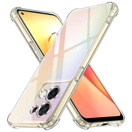 Techsuit Nárazuvzdorný Priehľadný Silikón Oppo Reno8 Číry