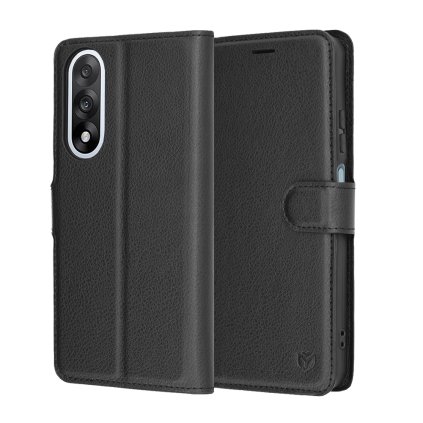 Puzdro Techsuit Leather Folio pre OnePlus Nord 5 čierne