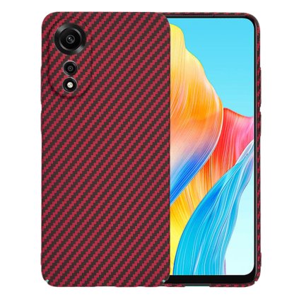 Puzdro Techsuit Carbonite FiberShell Oppo A78 4G červené