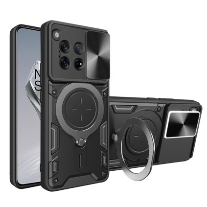 Techsuit Ochrana kamery Pre OnePlus 12 Čierna