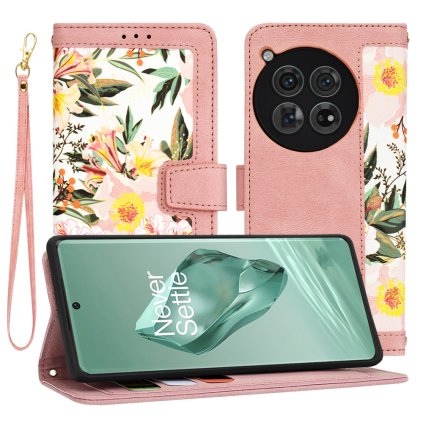 Techsuit FlipCraft obal pre OnePlus 12 Sweetheart Pink