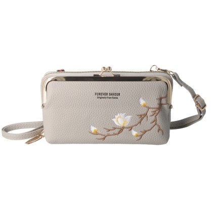 Kabelka na mobil GCW16 sivá