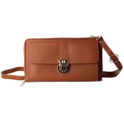Kabelka na mobil GCW06 hnedá