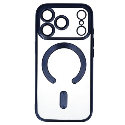Zadný kryt Metallic MagSafe pre iPhone 17 Pro modrý