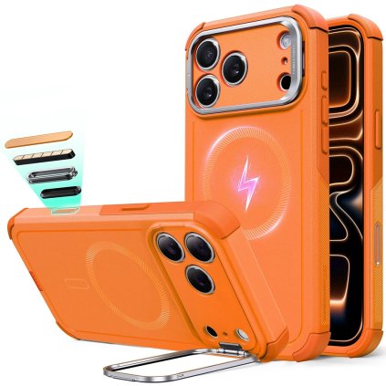 ESR - Cyber Armor Kickstand - iPhone 17 Pro - oranžová