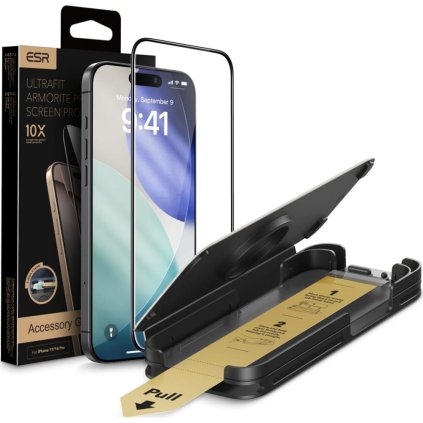 ESR - Corning Gorilla Glass UltraFit™ - iPhone 17 Pro Max - čierna