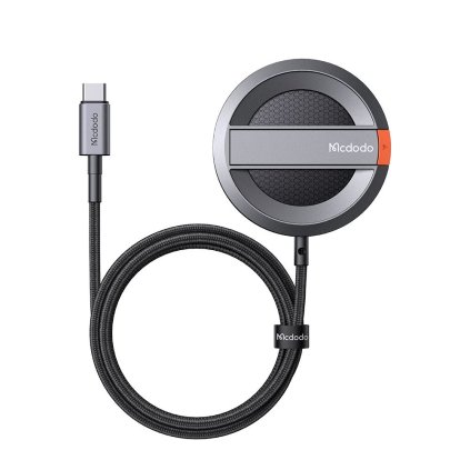 Mcdodo - bezdrôtová nabíjačka (CH-5500) - magnetická, stojan, 15W, pre iPhone, 1m - sivá